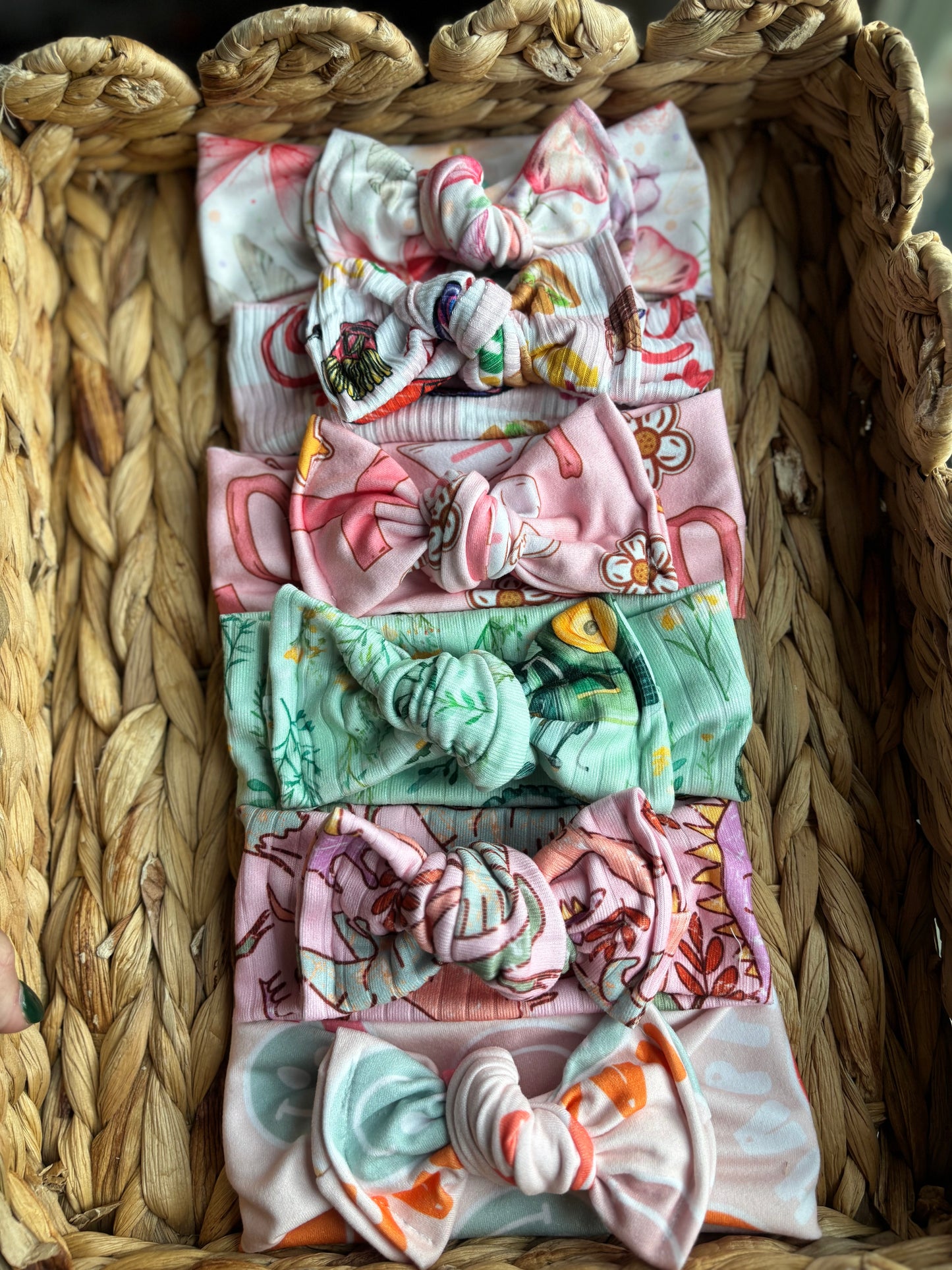 Infant chunky knot bows