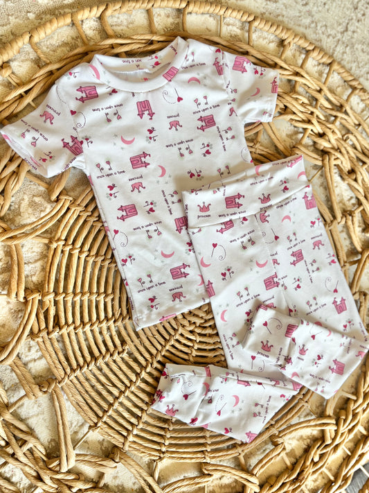 9/12m short sleeve pajama set