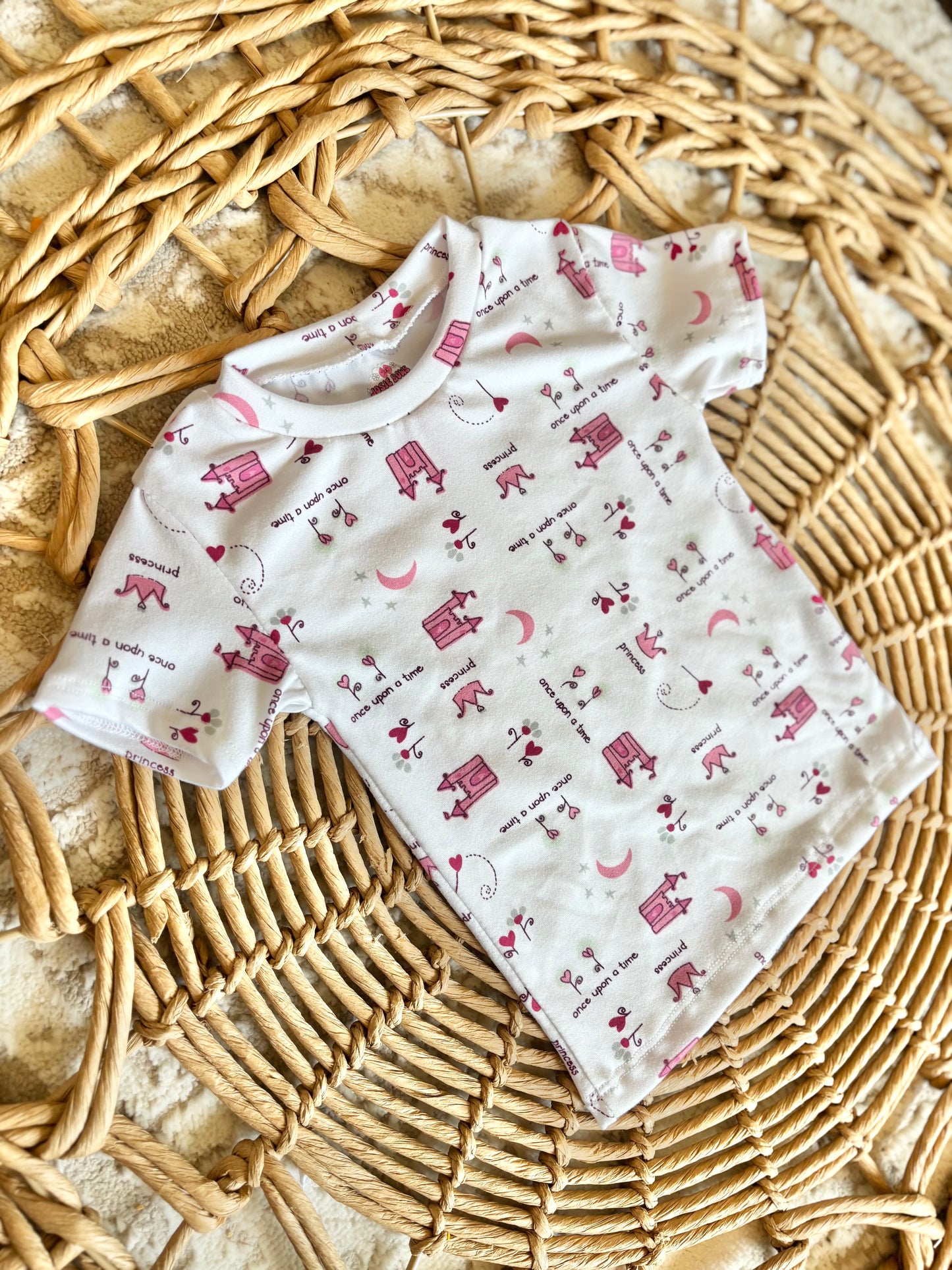 9/12m short sleeve pajama set