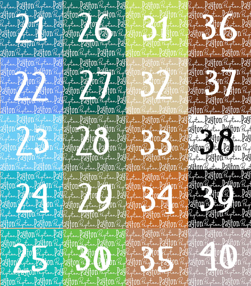 solid color name pt 2